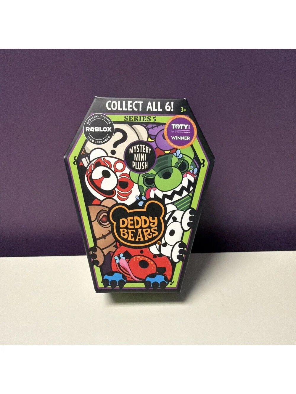Deddy Bears Blind Coffin Mystery Mini Plush Tory Winner Ex-stink & Smirkitty